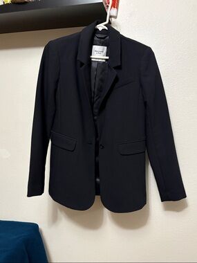 Abercrombie & Fitch Black Women's Suit Blazer, NWOT XXS runs large fits XS and S